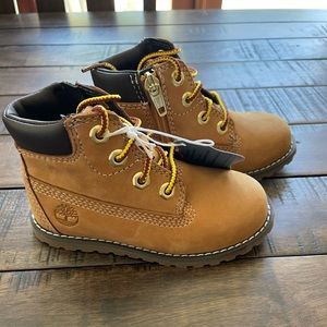 NWT Timberland Toddler yellow boot size 7